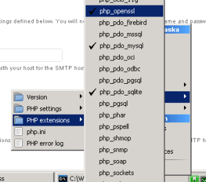 Enable the openssl extension